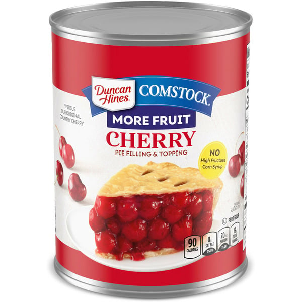 Canned Fruit & Applesauce Duncan Hines Comstock Comstock More Fruit Cherry Pie Filling and Topping hero