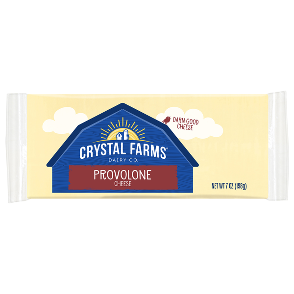 Packaged Cheese Crystal Farms Cheese, Provolone hero