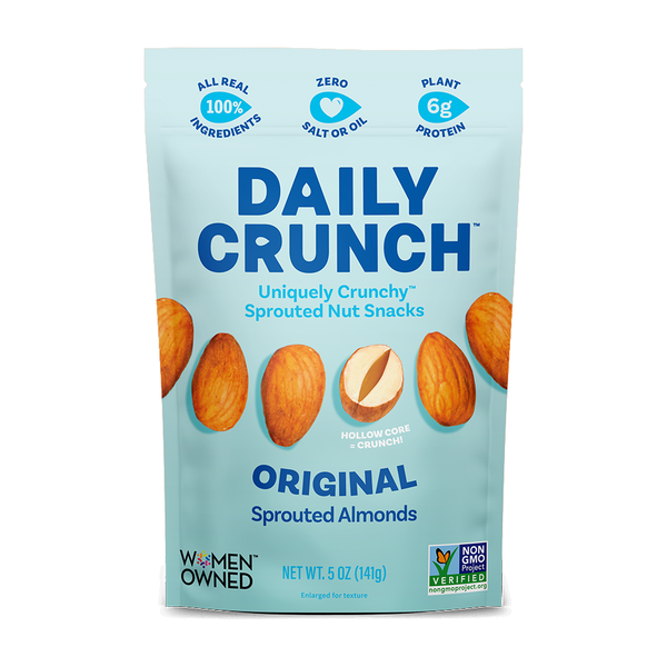 Nuts, Seeds & Dried Fruit Daily Crunch Snacks Sprouted Almonds hero