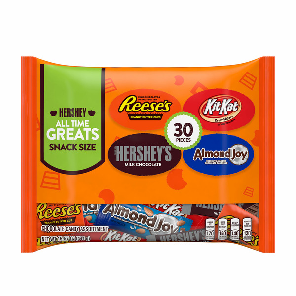 Candy & Chocolate Hershey's Assorted Chocolate Snack Size Candy hero