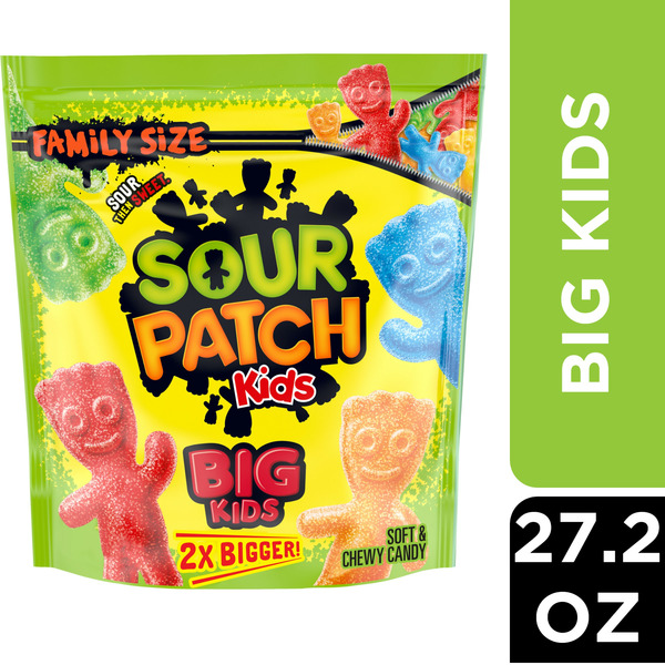 Candy & Chocolate Sour Patch Kids Big Kids Soft & Chewy Candy hero