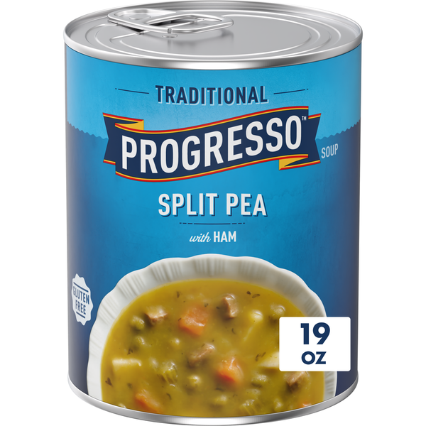 Soup, Broth & Bouillon Progresso Traditional Split Pea With Ham Canned Soup hero