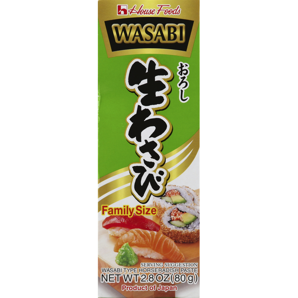 Condiments House Foods Wasabi, Family Size hero