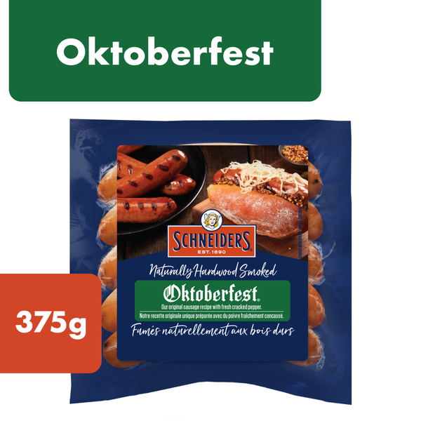 Hot Dogs, Bacon & Sausage Schneiders Smoked Sausage, Oktoberfest hero