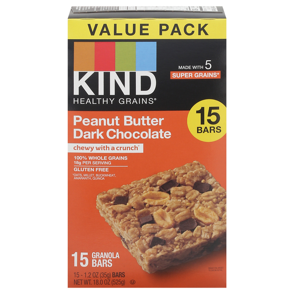 Food KIND Peanut Butter Dark Chocolate hero