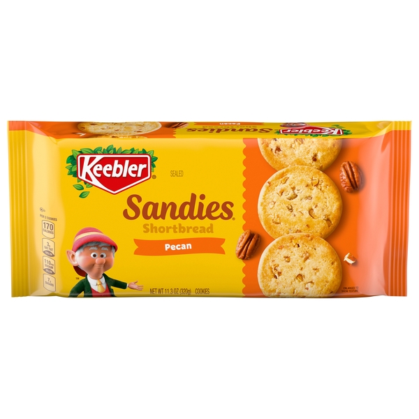 Cookies & Cakes Keebler Cookies, Pecan, Shortbread, hero