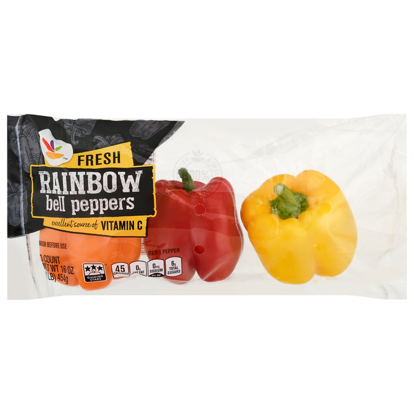 Fresh Vegetables Store Brand Bell Peppers, Rainbow, Fresh hero