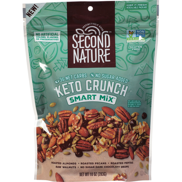 Nuts, Seeds & Dried Fruit Second Nature Smart Mix, Keto Crunch hero