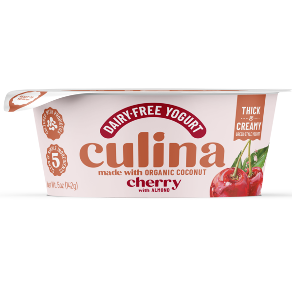 Other Creams & Cheeses Culina Cherry Almond, Dairy-Free Yogurt hero