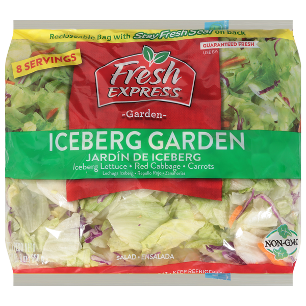 Packaged Produce & Salad Fresh Express Salad, Iceberg Garden hero