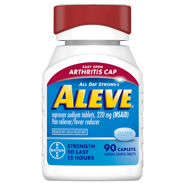 Pain & Fever Relief Aleve Pain Reliever/Fever Reducer, 220 mg, Caplets hero