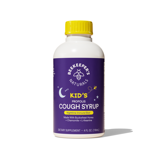 Honeys, Syrups & Nectars Beekeeper's Naturals Kids Nighttime Honey Cough Syrup hero