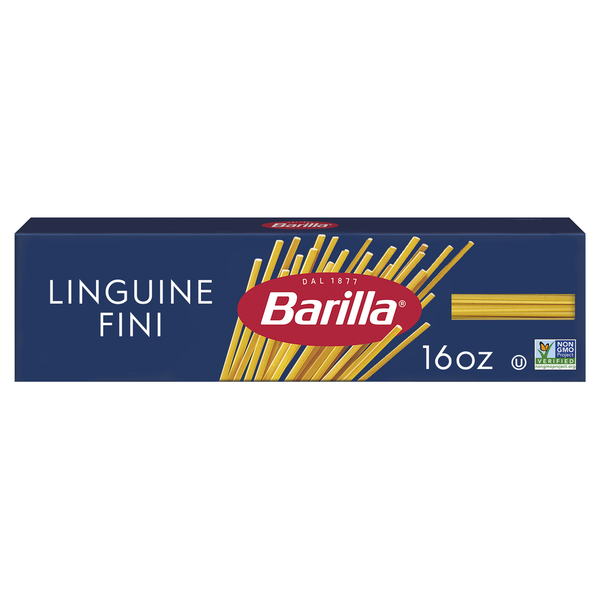 Dry Pasta Barilla Linguine Fini - Non-GMO Pasta Made with Durum Wheat Semolina & Kosher Certified hero