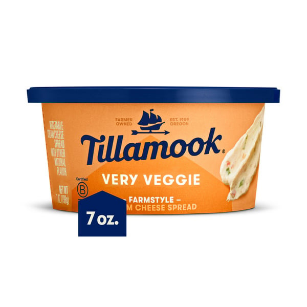 Spreads Tillamook Very Veggie Cream Cheese Spread hero