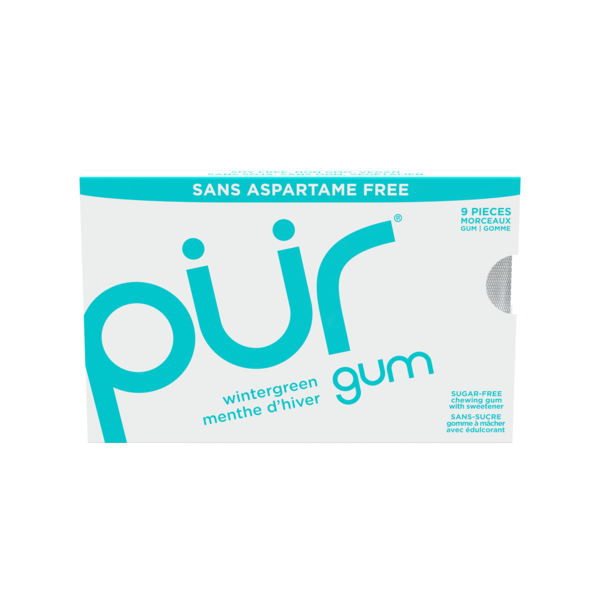 Oral Hygiene PÜR Wintergreen, Aspartame Free, 100% Xylitol, Natural Flavored Gum hero