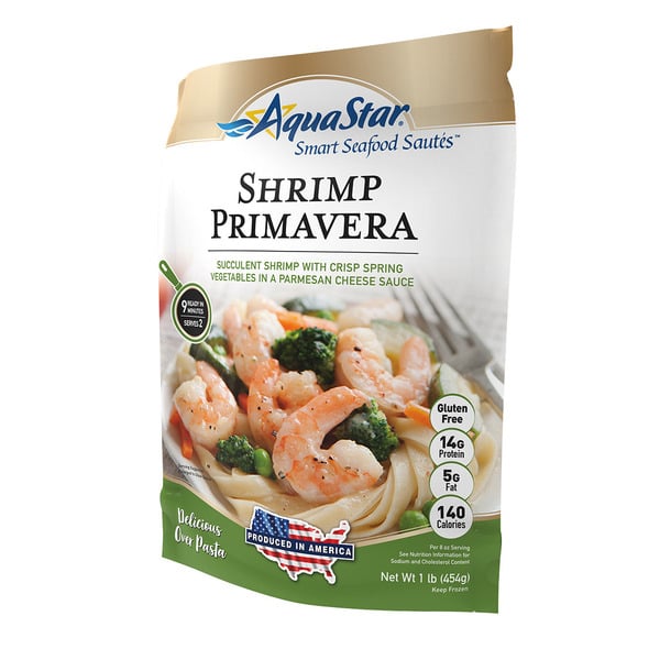 Packaged Seafood Aqua Star Shrimp Primavera Smart Seafood Saute hero