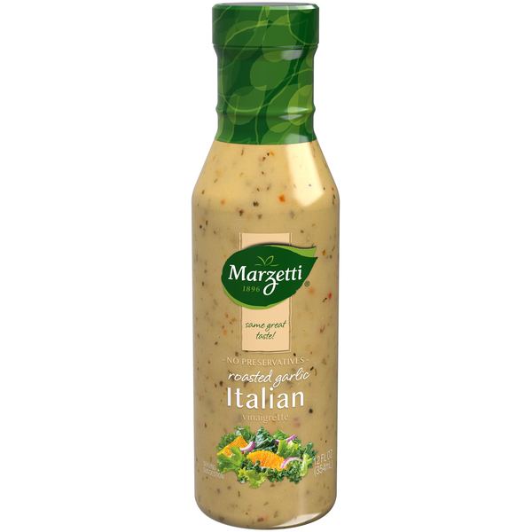 Salad Dressing & Toppings Marzetti Roasted Garlic Italian Vinaigrette hero