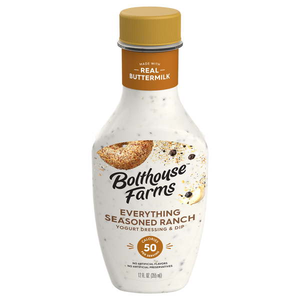 Dressings & Dips Bolthouse Farms Everything Seasoned Ranch Dressing 12 Oz hero