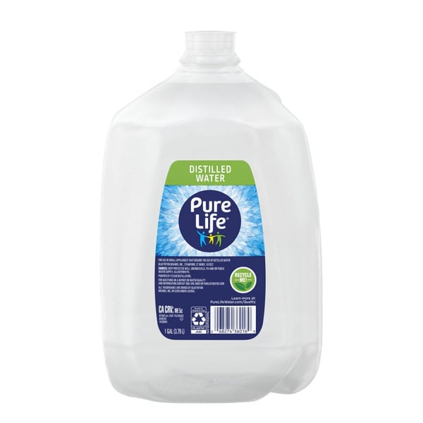 Water, Seltzer & Sparkling Water Pure life 100% Distilled Water hero