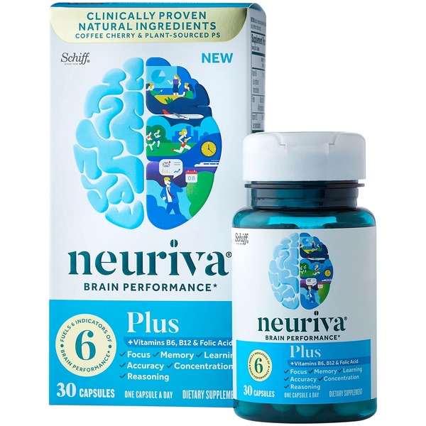 Brain & Memory Support Neuriva® Plus Brain Health Supplement, With Clinically Tested Natural Ingredients hero