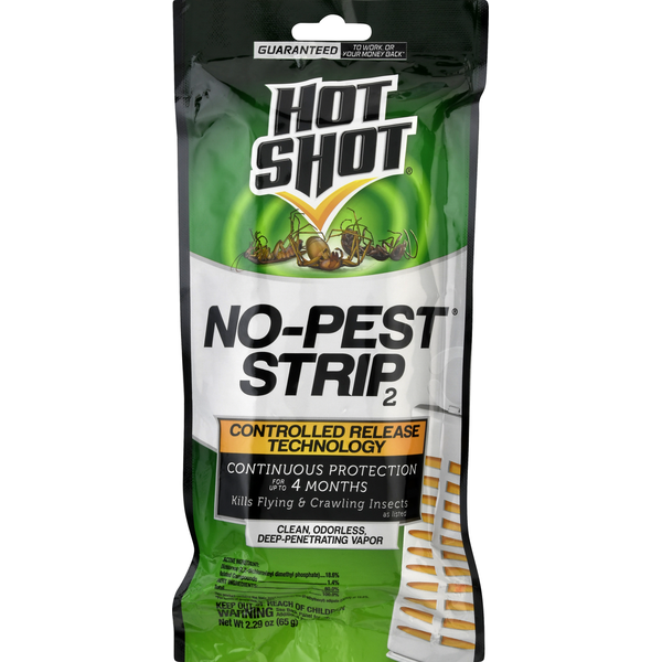 More Household Hot Shot No-Pest Strip 2, Controlled Release Technology hero