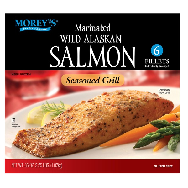 Trident Seafoods Frozen Alaskan Salmon Burgers (4 ct)