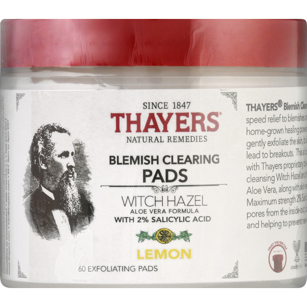 Beauty Thayers Pads, Blemish Clearing, Lemon hero