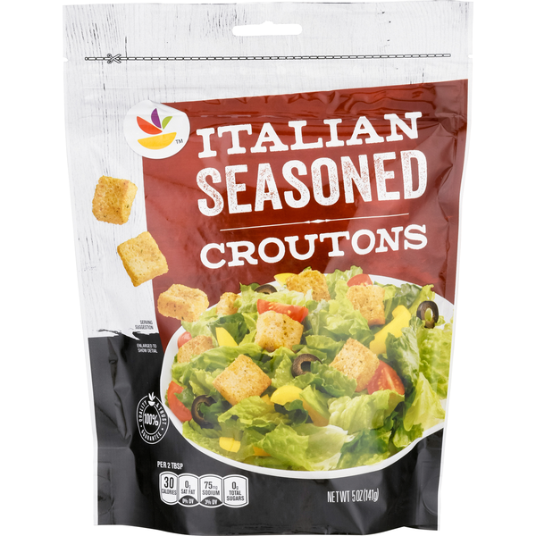 Marinades & Meat Preparation Store Brand Croutons, Italian Seasoned hero