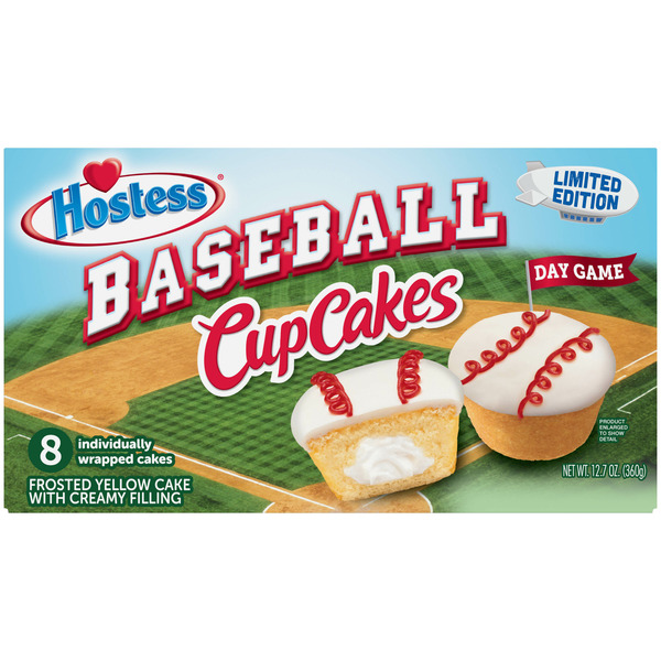 Candy & Chocolate Hostess Baseball CupCakes Day Game Limited Edition – hero