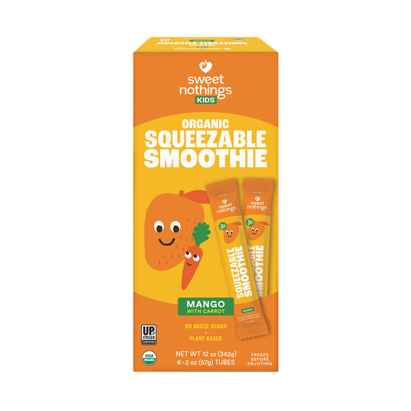 Sweet Nothings Mango with Carrot, Squeezable Smoothie hero