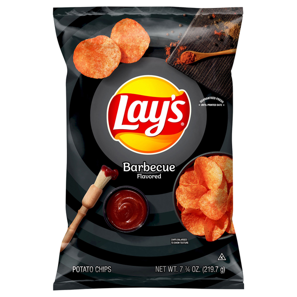 Chips & Pretzels Lay's Potato Chips, Barbecue Flavored hero