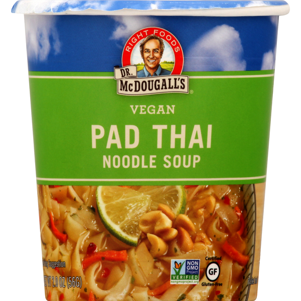 Soup, Broth & Bouillon Dr. McDougall's Vegan Noodle Soup Pad Thai hero