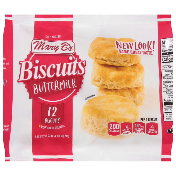 Frozen Breads & Doughs Mary B's Buttermilk Biscuits hero