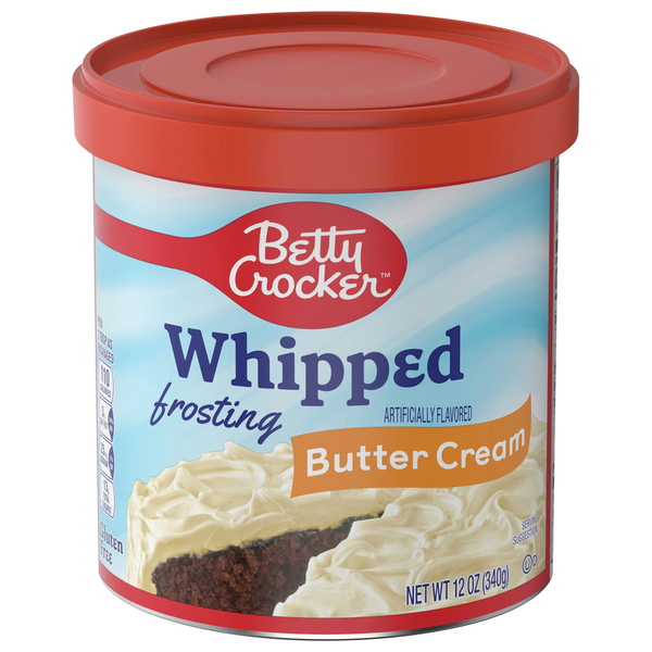 Doughs, Gelatins & Bake Mixes Betty Crocker Whipped Frosting, Butter Cream hero