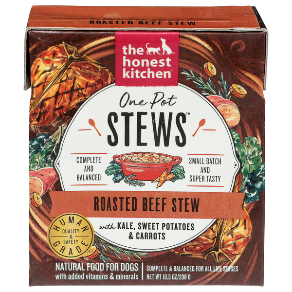 Dog Food & Care The Honest Kitchen Food for Dogs, Natural, Roasted Beef Stew with Kale, Sweet Potatoes & Carrots hero