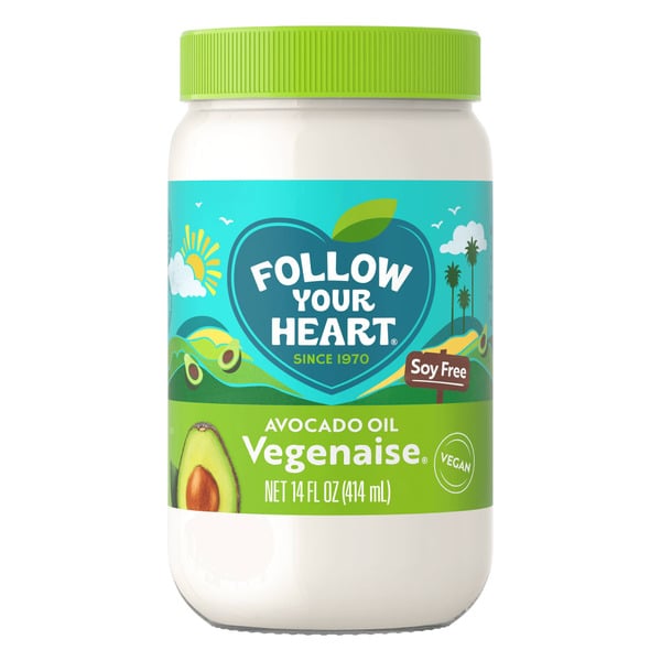 Oils & Vinegars Follow Your Heart Avocado Oil Vegenaise Dressing and Sandwich Spread, Dairy Free, Egg Free hero