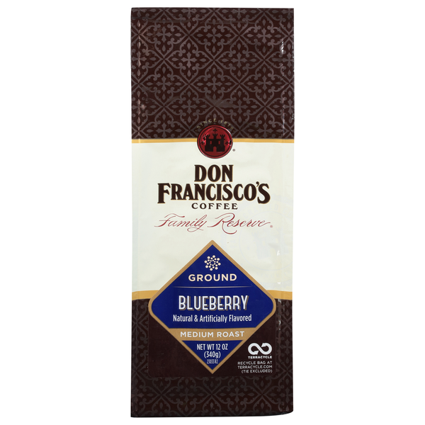 Coffee Don Francisco's Coffee, Ground, Medium Roast, Blueberry hero