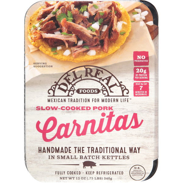 Prepared Meals Del Real Carnitas hero