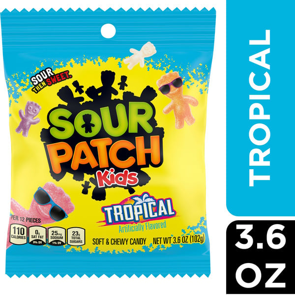 Candy & Chocolate Sour Patch Kids Tropical Soft & Chewy Candy hero