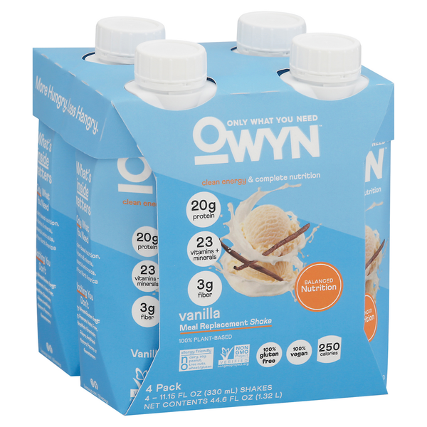 Protein & Meal Replacements OWYN Meal Replacement Shake, Vanilla hero