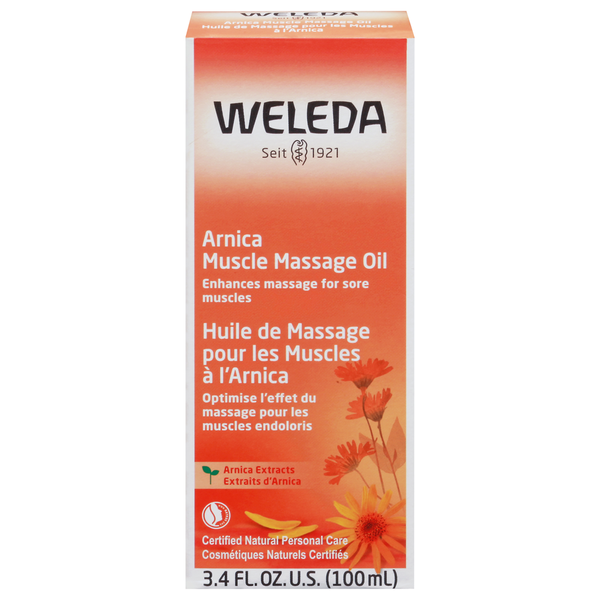 Body Lotions & Soap Weleda Massage Oil, Muscle, Arnica hero