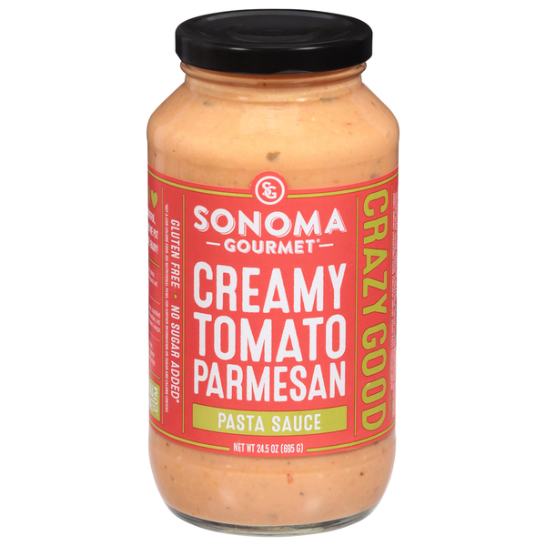 Sonoma Gourmet Pasta Sauce, Creamy Tomato Parmesan hero