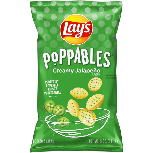 Chips & Pretzels Lay's Creamy Jalapeno Snacks hero