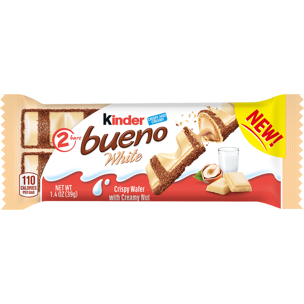 Candy & Chocolate Kinder Crispy Wafer, White hero