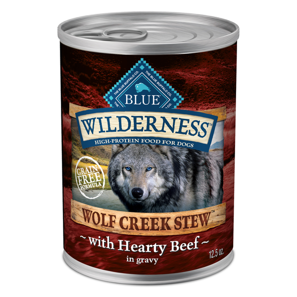 Dog Food & Care Blue Buffalo Wilderness Wolf Creek Stew High Protein Natural Wet Dog Food Beef Stew hero