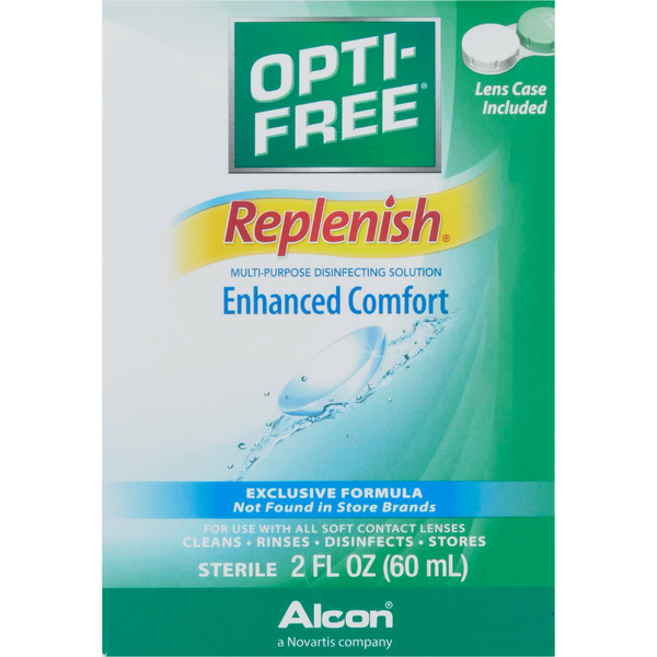 Eye & Ear Care OPTI-FREE Disinfecting Solution, Multi-Purpose, Enhanced Comfort hero