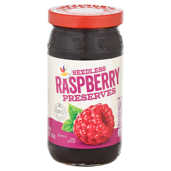 Packaged Vegetables & Fruits Store Brand Preserves, Seedless Raspberry, hero