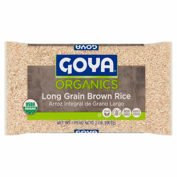 Grains, Rice & Dried Goods Goya Organics Long Grain Brown Rice hero