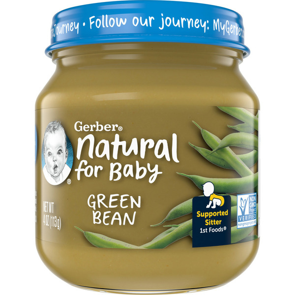 Baby Food & Formula Gerber Baby Food Green Bean Jar hero