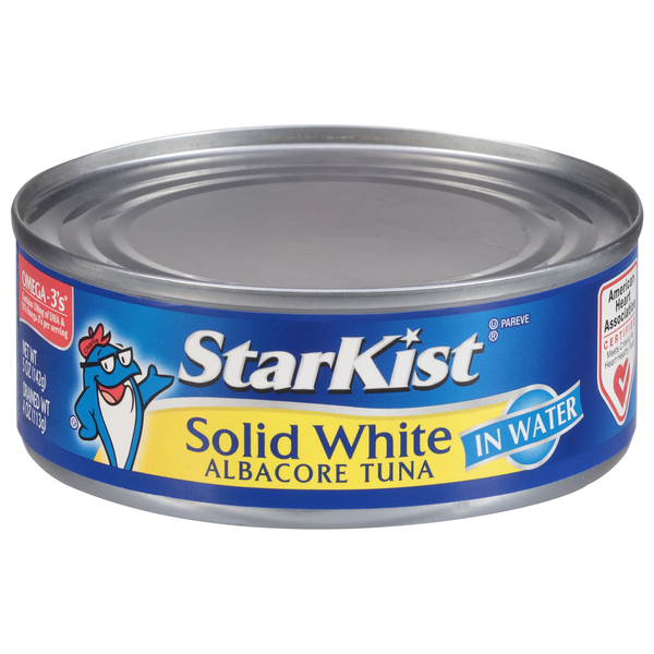 Canned Meat, Seafood & Beans StarKist Tuna, Albacore, Solid White hero